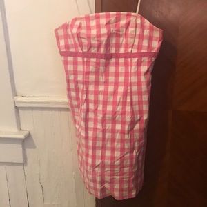 Pink Checkered Dress